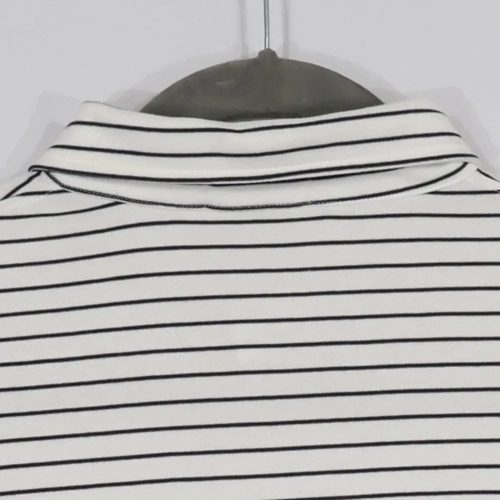 Polo Ralph Lauren Classic Fit Mesh Polo Shirt Men XL White Navy Striped $118NWOT